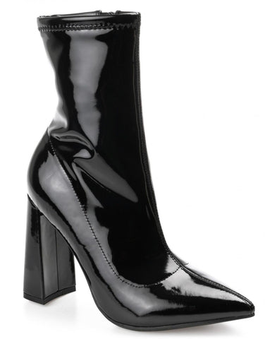 Journee Collection Women's Veralee Bootie Shoes VERALEE-BOOTIES Black 9.5M