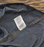 Calvin Klein Jeans Chambray Denim Shirt Dress Vintage Dark Wash Blue XL (16)