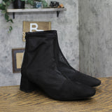 A New Day Womens Celaena Boots Mesh Faux Suede Booties 94568462 Black 10M