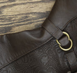 Easy Street Luella Knee High Cowgirl Riding Boots Brown / Brown Embossed 9.5M