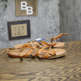 Universal Thread Womens Kailey Sandals Strappy 94944606 Cognac Brown 7.5M