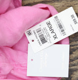 Charter Club Womens Luxury Pull-On Linen Elastic Waist Pants Bubble Bath Pink XL