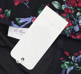 LaBellum by Hillary Scott Womens Cold-Shoulder Maxi Dress 624735 Black / Red 1X