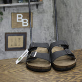 Goodfellow & Co Mens Ashwin Two Band Footbed Sandals 81202616 Black 11