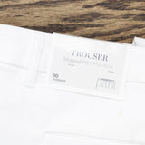Christopher & Banks Womens Shaped Fit Mid-Rise Stretch Dress Pants White 10