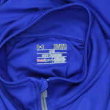 Under Armour Men Lightweight 1/4 Zip Long Sleeve Pullover Shirt Top Royal Blue M