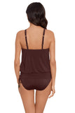 Magicsuit Womens Marley Shanice Underwire One Piece Swimsuit Chestnut Brown 14