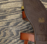 Sam & Libby Womens Strappy Perris Flat Sandal J5247S1200 Amber Brown 6.5M