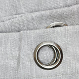 ZUZIFY Blackout Grommet Patterned Curtain Panel Textured Gray 50x95