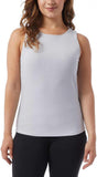32 Degrees Womens Mini Ribbed Tank Top with Built in Bra 1760130