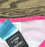 Swim Solutions Paisley-Print Tunnel Tankini Swim Top Paisley Jaquard Pink 16
