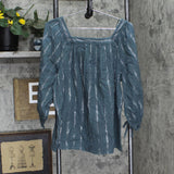 Lc Lauren Conrad Women's Squareneck Volume-Sleeve Top WL11W015RN2