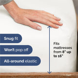 CGK Linens Comfy Breathable 4-Piece Sheet Set Antique White King