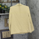 A New Day Signature Crepe Slim Fit Blazer Jacket 92994546 Tan Brown M