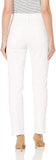 Gloria Vanderbilt Womens Classic Amanda High Rise Tapered Jean Crystal White 8