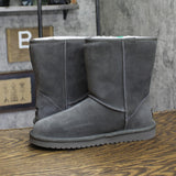 Koolaburra By Ugg Classic Short Shearling Boots 1017090 Stone Gray 8M