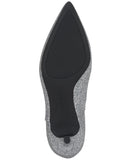 On 34th Womens Aatira Tulip Booties 10019682200 Silver Glitter Gray 6M