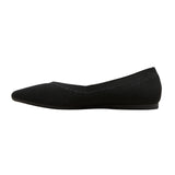 A New Day Womens Claire Knit Washable Ballet Flats 90441301 Black 8M