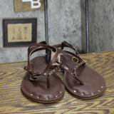 Universal Thread Womens Nikki Studded Thong Sandals 89998544 Brown 9.5M