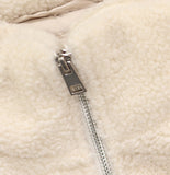 Universal Thread Womens Faux Fur Puffer Jacket 94756125 Cream Off White 2XL