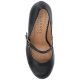 Journee Collection Womens Windy Round Toe Block Heel Mary Jane Pumps Black 7.5M