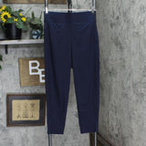 Kirkland Signature  Women's Lightweight Ankle Pants 7772005 Navy Blue S