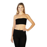 Skinnytees Knit Elastic Bandeau Tube Top 109 Black