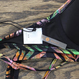 Shade & Shore Women's Lightly Lined Strappy Front Detail Bikini Top 83480523