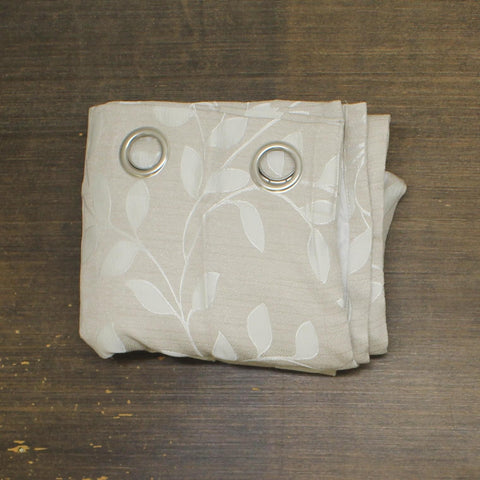 Linden Street Top Light-Filtering Single Curtain Panel Silver Beige Brown 50x84