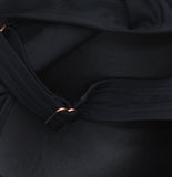 Raisins Sweetheart Ruched Tankini Swim Top with Adjustable Straps Black 18W
