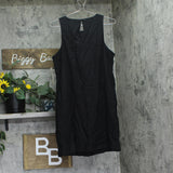 MSK Womens Sleeveless Shift Mini Dress 93683741X Rich Black L