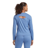 All In Motion Womens Soft Stretch Long Sleeve Top 91737919 Blue M