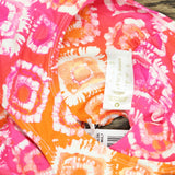 Anne Cole High Waist Foulard Tie Dye Bikini Swim Bottom Tie Dye Foulard Pink M