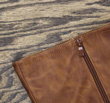 Journee Collection Langly Womens Wedge Knee High Boots Brown 8M