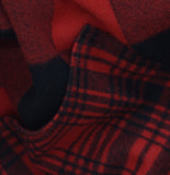 Woolrich X TGT Womens Buffalo Check Melton Flannel Jacket 94611611 Black / Red M