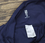 ID Ideology Womens Petite Compression High-Rise 10" Bike Shorts Navy Blue PP