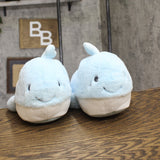 Cat & Jack Kids Boys Whale Character Slippers 92541968 Blue XL (6-7)