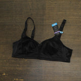 Bali Womens Double Support Wirefree Full Coverage Bra 3820 Black 44C