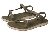 Teva Womens Original Universal Slim Lea Sport Sandal Burnt Olive Green 5M