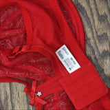 Wacoal Plus Size Retro Chic Full Figure Underwire Bra Barbados Cherry Red 40D