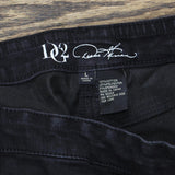 Dg2 Womens Virtual Stretch Pull-On Bermuda Short 655786 Black L