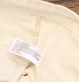 Woolrich X TGT Mid-Rise Straight-Leg Slouchy Cargo Twill Pants Cream Off White L