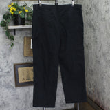 Woolrich X TGT Mens Mid-Rise Straight Fit Cargo Denim Pants Jeans Black 40x32