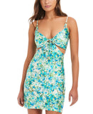 Red Carter Out of Sight Knit Cover Up Dress Papyrus Multi Blue Green M