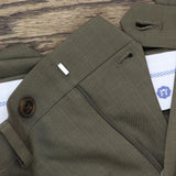 Haggar Mens Classic Fit Dress Suit Pants 166a0d254497a5 Olive Green 36x32