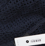 Aqua Womens Seashell Accent Treasure Crocheted Midi Dress IDO12968 Navy Blue XL