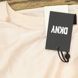 DKNY Womens Petite Solid Crewneck Smocked-Cuff Cape Blouse Champagne Pink PM