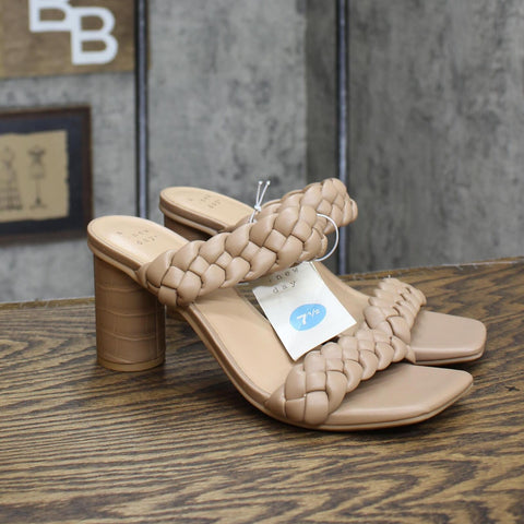 A New Day Women's Basil Mule Heels 83378309 Brown 7.5M