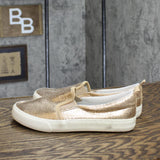 Cat & Jack Girls Youth Slip On Casual Shoes 166c993e6754af Gold Foil 5