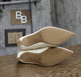 On 34th Womens Rachelle Stovepipe Boots 10019723900 Bone Smooth 6.5M